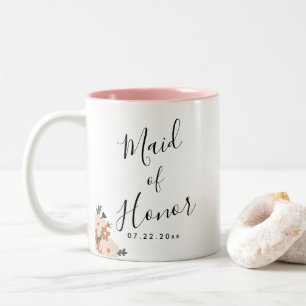 Boho-Blumenhochzeit Zweifarbige Tasse