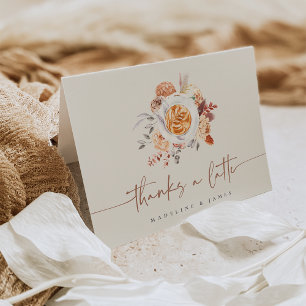 Boho-Blumenkaffee "Danke für einen Kaffee" Dankeskarte