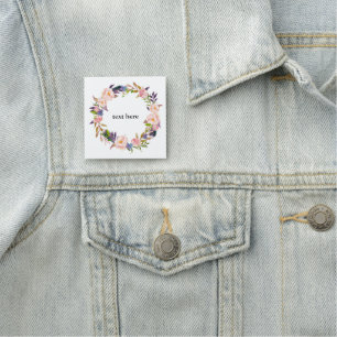 Boho blumenklassische Bezeichnung Namensschild