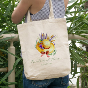 Boho Blumenmatron des Ehrennamens Tragetasche