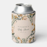 Boho Blush Green Botanical Moon Custom Baby Dusche