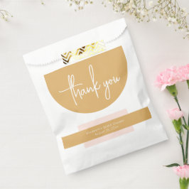 Boho Blush & Mustard Vielen Dank Geschenktütchen
