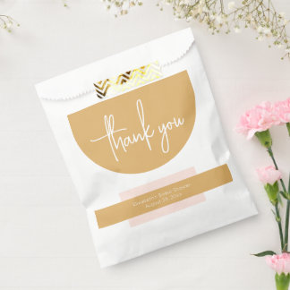 Boho Blush & Mustard Vielen Dank Geschenktütchen