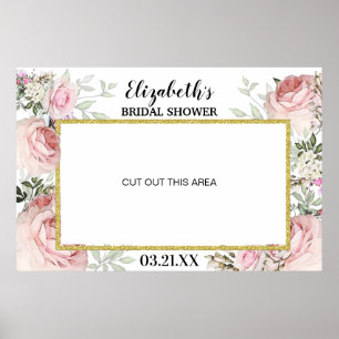 Boho Blush Pink Foto Standrahmen Prop Poster