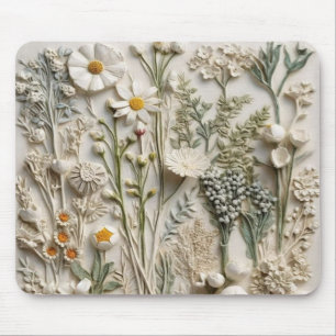 Boho-Blüten Mousepad