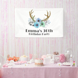 Boho, bohemianischer Hirsch, Ameisenhirsche Banner