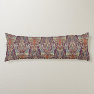 BOHO Bohemisch India Paisley Tribal Lila Blue Seitenschläferkissen