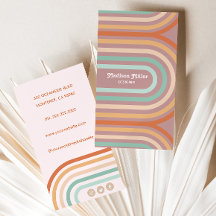 Boho Bohemisch Pastel Rainbow Mauve Hintergrund