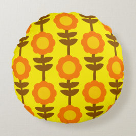 Boho Botanica Rundkissen Rundes Kissen