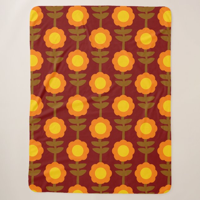 Boho Botanica Sherpa Blanket Sherpadecke (Vorderseite)