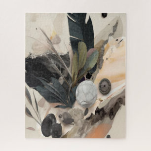 Boho Botanical Abstrakt Earthy Minimalistisch