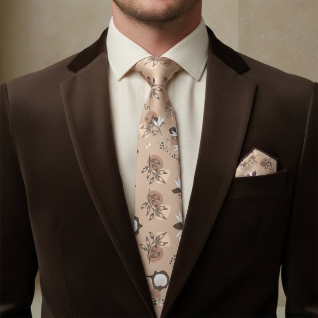 Boho Botanical Krawatte (Von Creator hochgeladen)