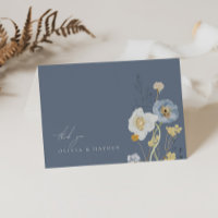 Boho Botanical Mariage plié Carte de remerciements