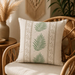 Boho Botanical Square Fashion Pillow Kissen