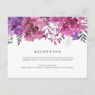 Boho Botanicals Empfangs-Karte Einladung