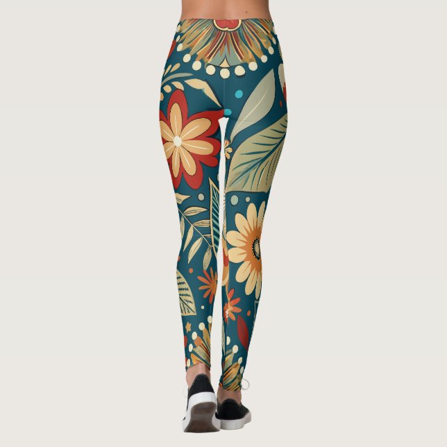 Boho Botanicals Leggings (Rückseite)
