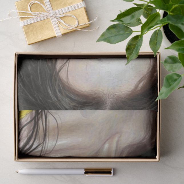 Boho-Botanik-Frau-Decoupage-Seidenpapier Seidenpapier (Geschenk)