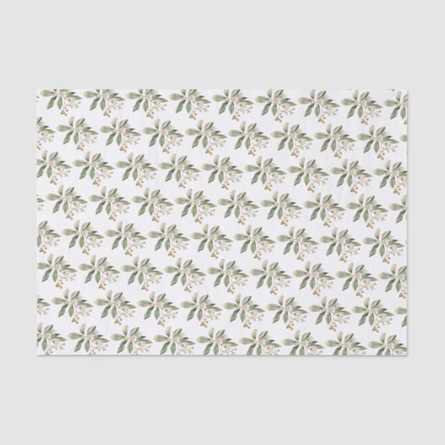 Boho Botanisch Seidenpapier (Vorderseite)
