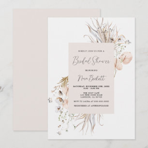 Boho Botanische Frame Bridal Dusche Einladung