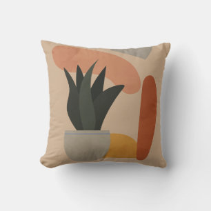 Boho Botanische sukkulente Pflanze Kissen