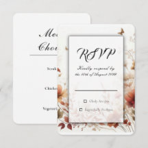 Boho Braun mit Schmetterlingen Florale Hochzeit
