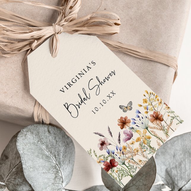 Boho Brautparty Geschenkanhänger (Boho Bridal Shower Gift Tags
)