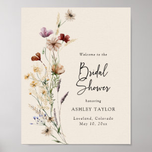 Boho Brautparty Poster