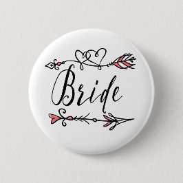 Boho Bride Leader of the Bride Stamm Arrow Button