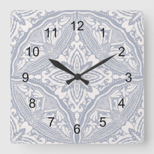 Boho Briella Quadratische Wanduhr