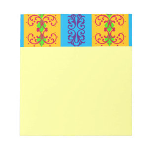 Boho Brocade Stripe Notizblock