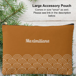 Boho Brown - Arches Glam Large Accessory Pouch Zubehörtasche