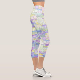 Boho Bubbles Capri Leggings
