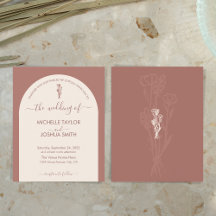 Boho Budget Terracotta Botanische Flora Moderne