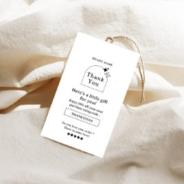 Boho Business Vielen Dank Hang Tag