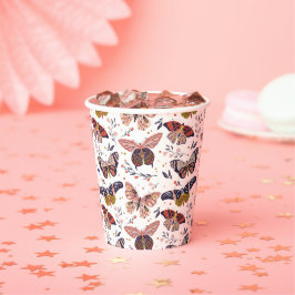 Boho Butterflies Pappbecher