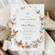 Boho Butterfly Baby Dusche
