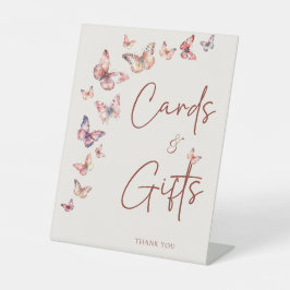 Boho Butterfly Brautparty Karten & Geschenke Sockelschild