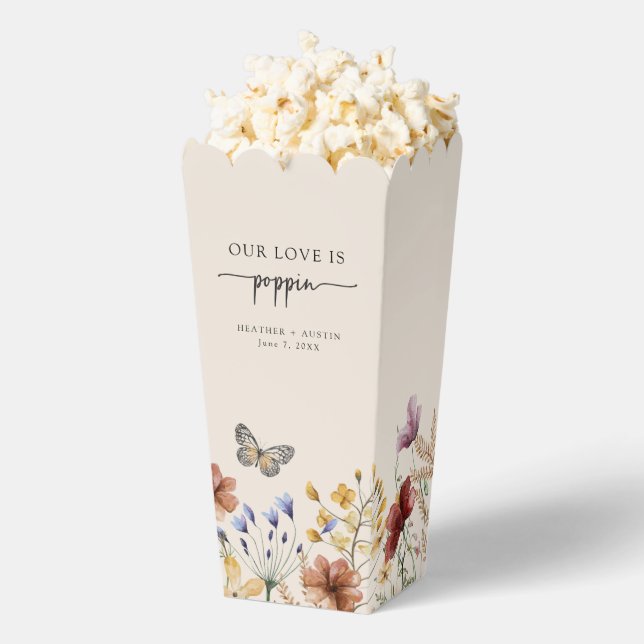 Boho Butterfly Popcorn Geschenkschachtel (Geplatzt)