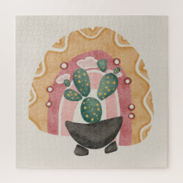 Boho Cactus Rainbow: Vibrant Wüste Vibes