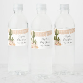 Boho Cactus Taco Bout Liebe Wasser Flasche