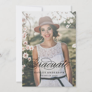 BOHO CALLIGRAHY DIPLÔME INVITATION bébé rose