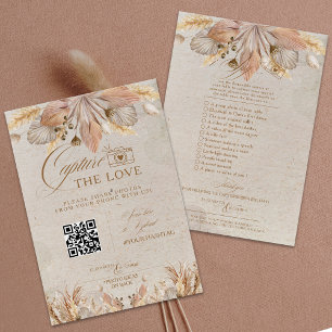 Boho Capture L'Amour Photo I Spy Mariage Menu