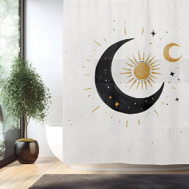 Boho Celestial Bliss Duschvorhang