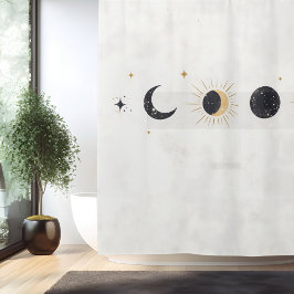 Boho Celestial Bliss Duschvorhang