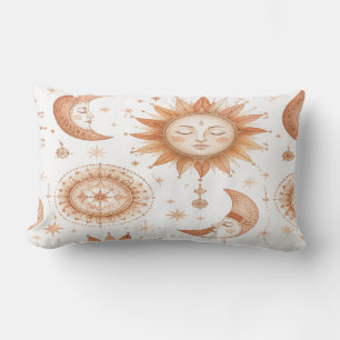 Boho Celestial Sonne Mond Wurf Kissen