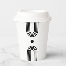 Boho celestial Sun Pappbecher