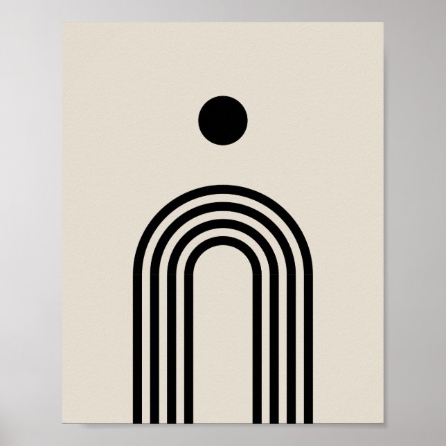 Boho Celestial Sun Poster (Vorne)