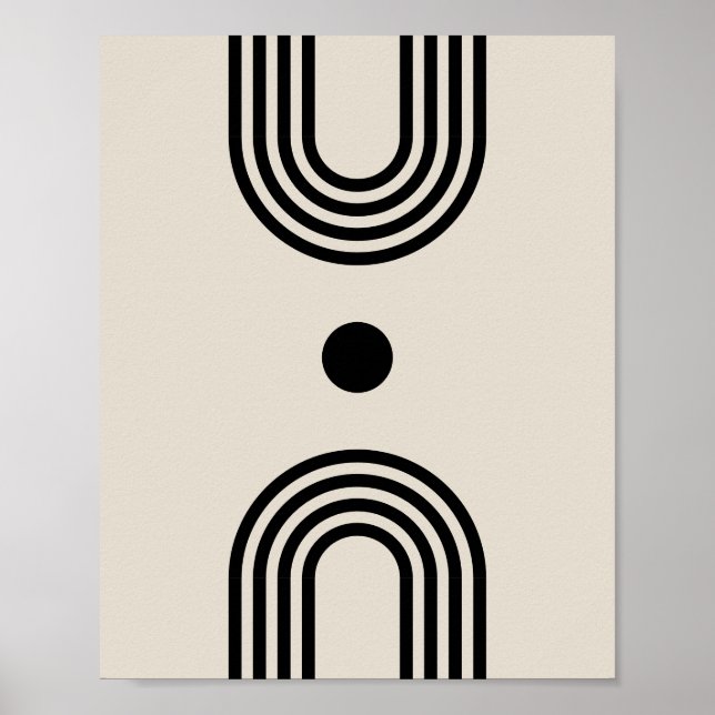 Boho celestial Sun Poster (Vorne)