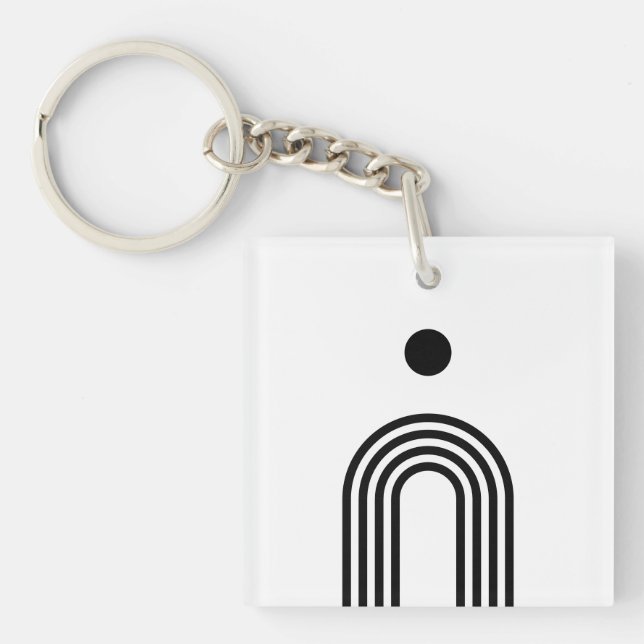 Boho Celestial Sun Schlüsselanhänger (Vorderseite)