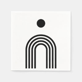 Boho Celestial Sun Serviette